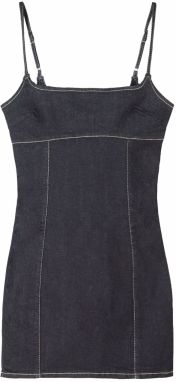 Bershka Šaty  modrá denim
