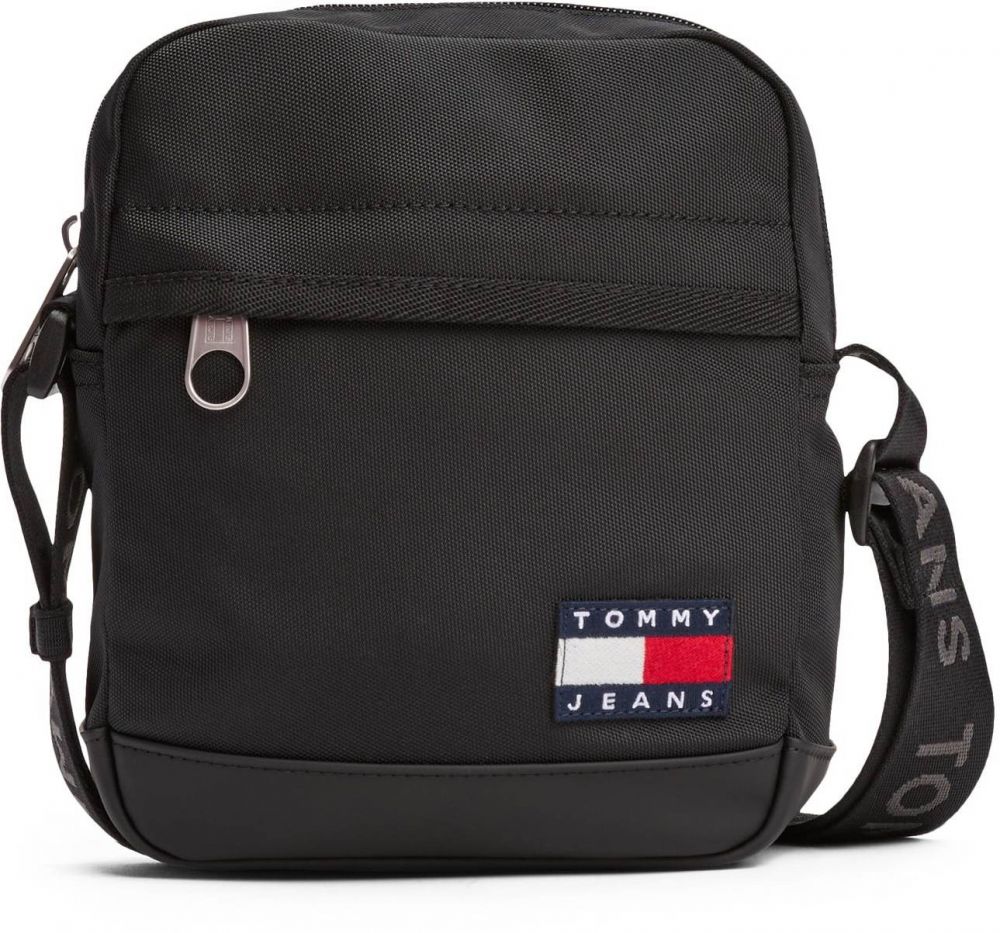 Tommy Jeans Taška cez rameno 'ESS'  námornícka modrá / červená / čierna / biela