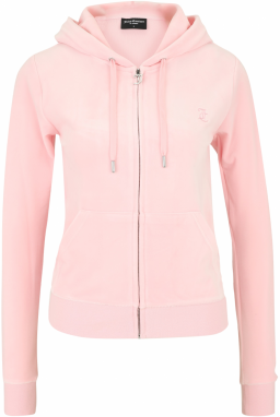 Juicy Couture Tall Tepláková bunda 'ROBERTSON'  ružová