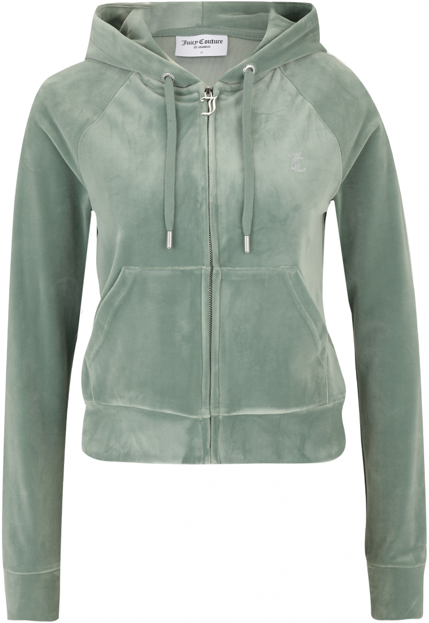 Juicy Couture Tall Tepláková bunda 'MADISON'  svetlozelená