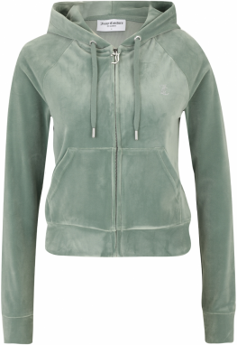 Juicy Couture Tall Tepláková bunda 'MADISON'  svetlozelená