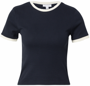 TOPSHOP Tričko  krémová / čierna