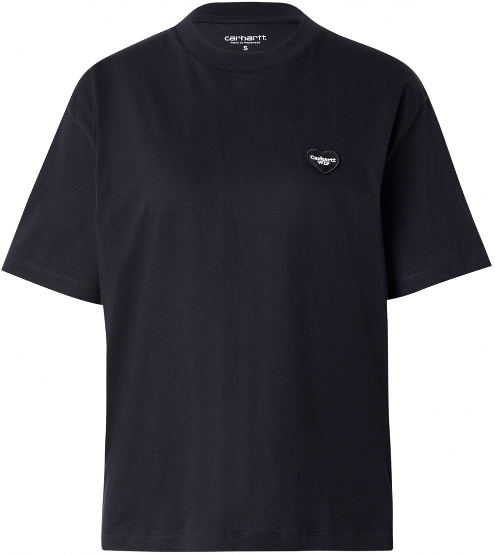 Carhartt WIP Tričko 'Heart II Hartt'  ružová / čierna / biela