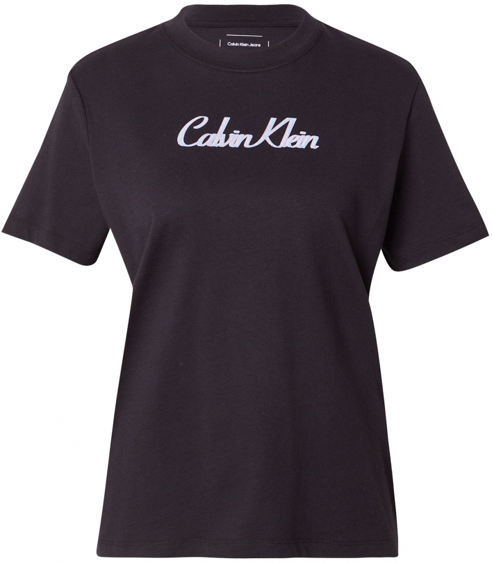 Calvin Klein Jeans Tričko '20s CLASSIC'  modrosivá / orgovánová / čierna