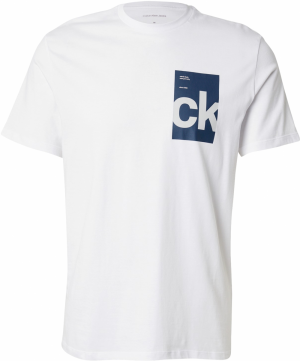 Calvin Klein Jeans Tričko  jedľová / biela