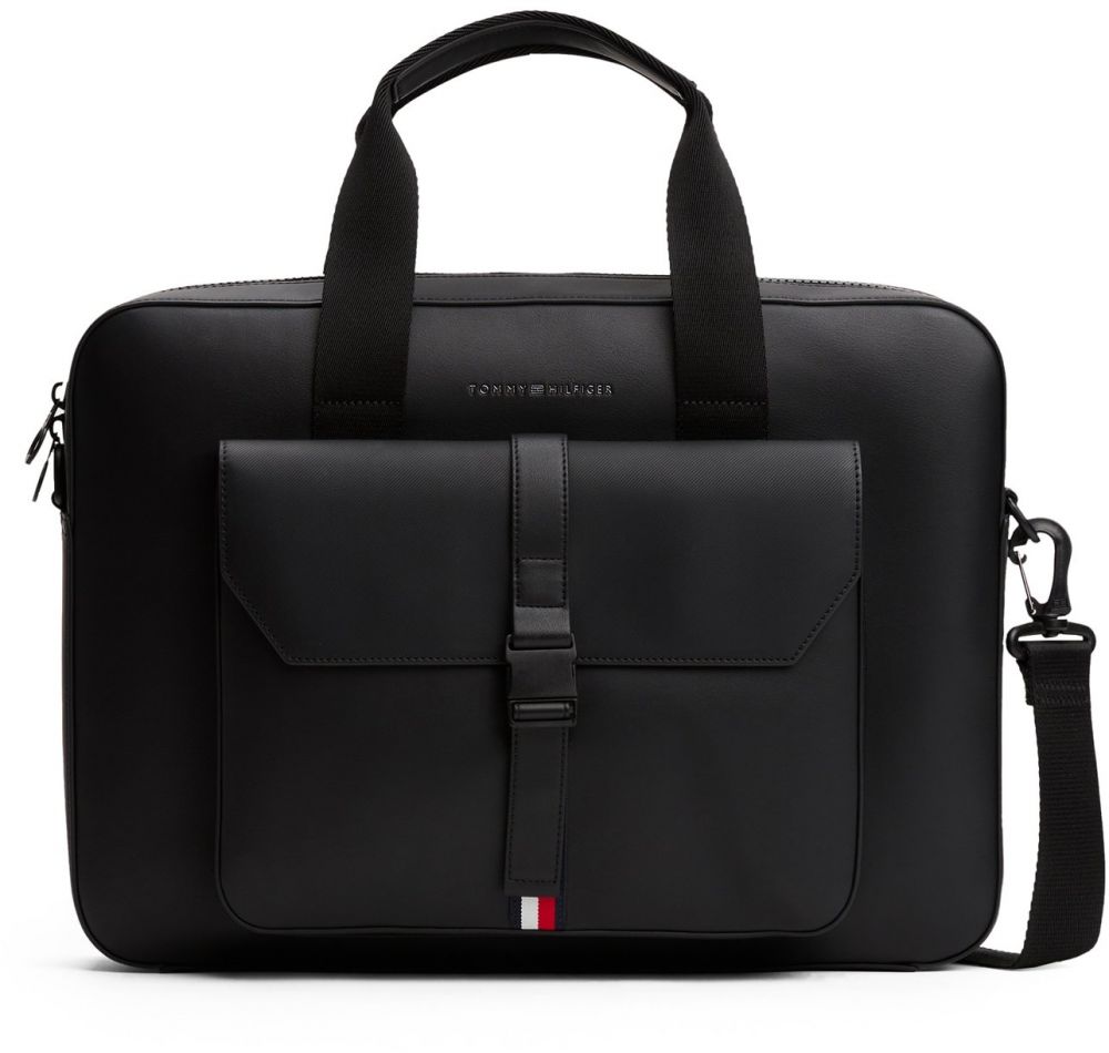 TOMMY HILFIGER Taška na notebook  čierna