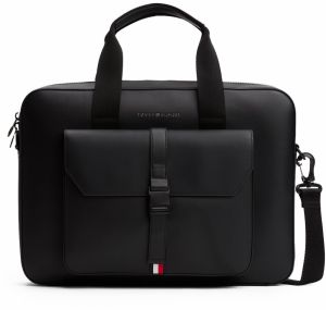 TOMMY HILFIGER Taška na notebook  čierna