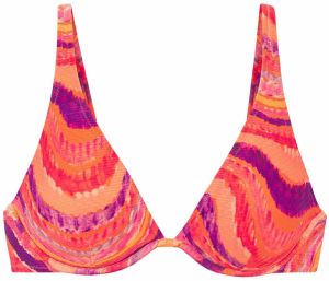 Bruno Banani Bikinový top  fialová / koralová / ružová