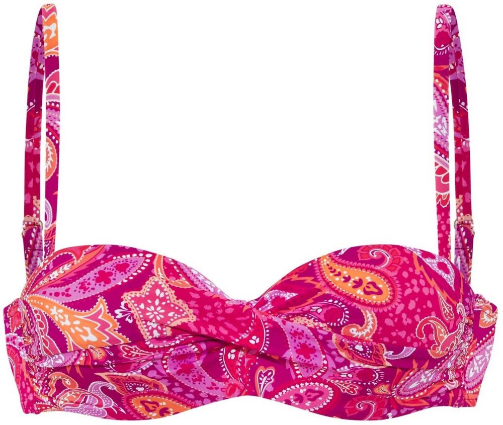 VIVANCE Bikinový top  fialová / oranžová / ružová