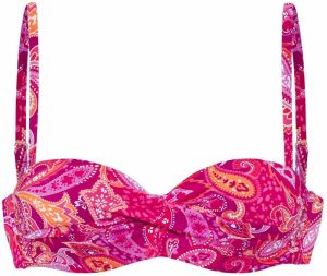 VIVANCE Bikinový top  fialová / oranžová / ružová