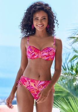 VIVANCE Bikinové nohavičky  koralová / ružová / fuksia / pastelovo ružová