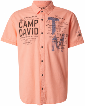 CAMP DAVID Košeľa  zafírová / malinová / čierna