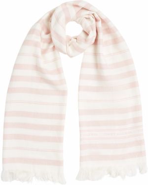 TOMMY HILFIGER Šatka 'PREMIUM BEACH'  rosé / biela