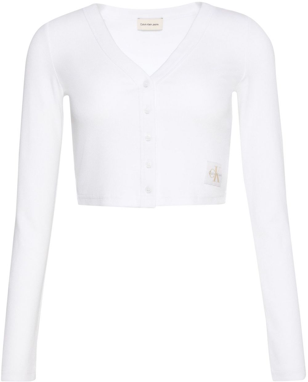 Calvin Klein Jeans Kardigán  biela
