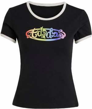 ADIDAS ORIGINALS Tričko 'Adidas x Jeremy Scott'  svetlomodrá / žltá / fialová / čierna