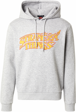 JACK & JONES Mikina 'JORStranger Things'  tmavožltá / sivá melírovaná / krvavo červená / čierna