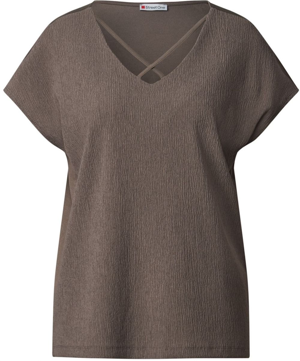 STREET ONE Tričko  tmavobéžová