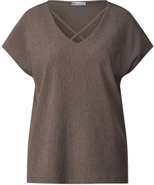 STREET ONE Tričko  tmavobéžová