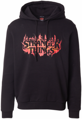 JACK & JONES Mikina 'JORStranger Things'  žltá / krvavo červená / čierna / biela
