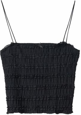 Bershka Top  čierna