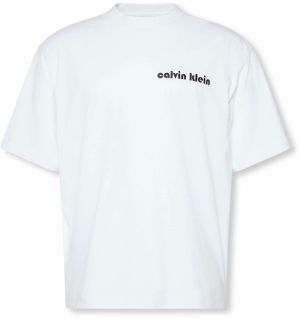 Calvin Klein Jeans Tričko  čierna / biela