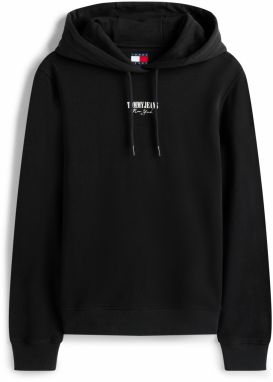 Tommy Jeans Mikina 'ESS'  čierna / biela