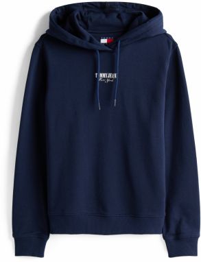 Tommy Jeans Mikina 'ESS'  modrá / biela