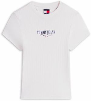 Tommy Jeans Tričko  námornícka modrá / čierna / šedobiela
