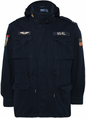 Polo Ralph Lauren Big & Tall Prechodná bunda  tmavomodrá / oranžová / jasne červená / biela