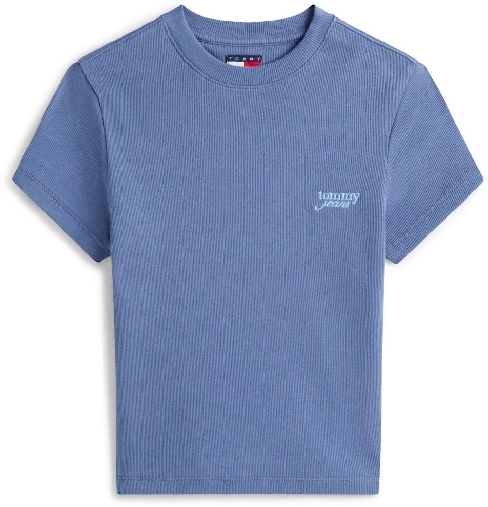 Tommy Jeans Tričko  kráľovská modrá / svetlomodrá