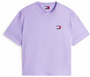 Tommy Jeans Tričko  tmavomodrá / fialová / červená / biela