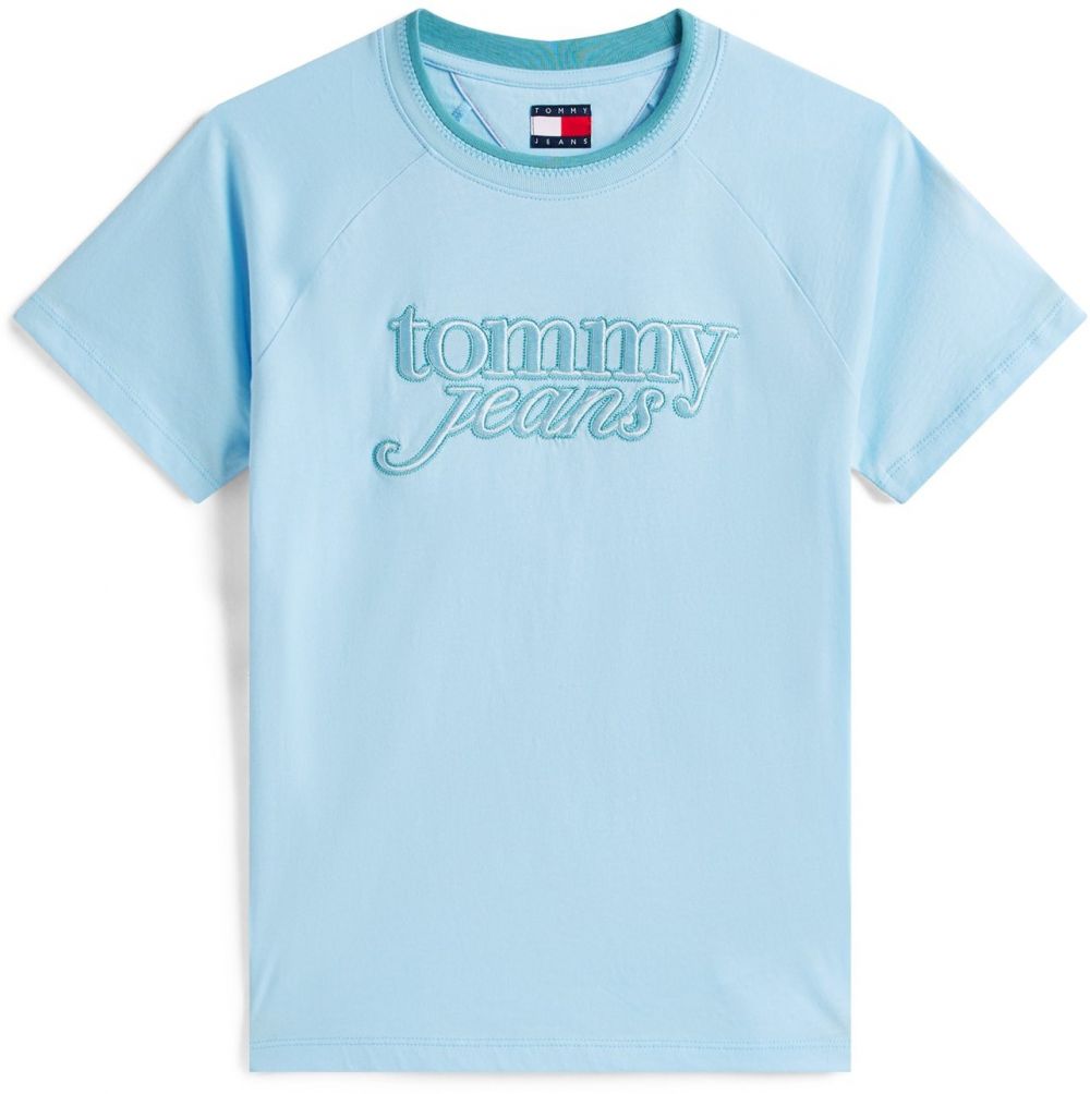 Tommy Jeans Tričko  svetlomodrá