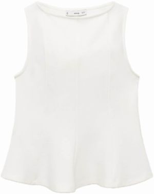 MANGO Top 'COQUI'  biela