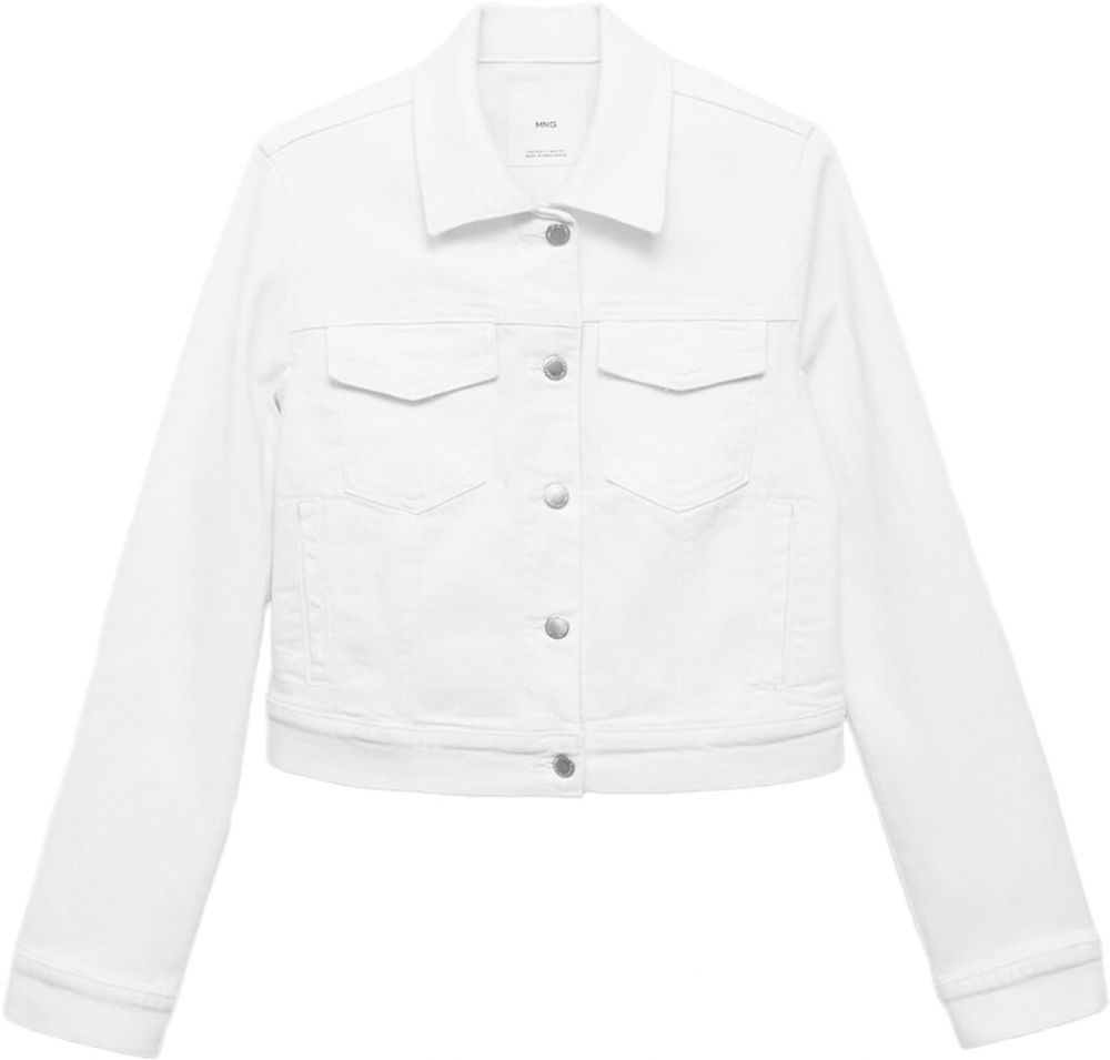 MANGO Prechodná bunda 'NEWVICKY'  biely denim