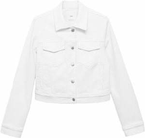 MANGO Prechodná bunda 'NEWVICKY'  biely denim