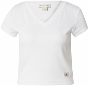 Calvin Klein Jeans Tričko  biela