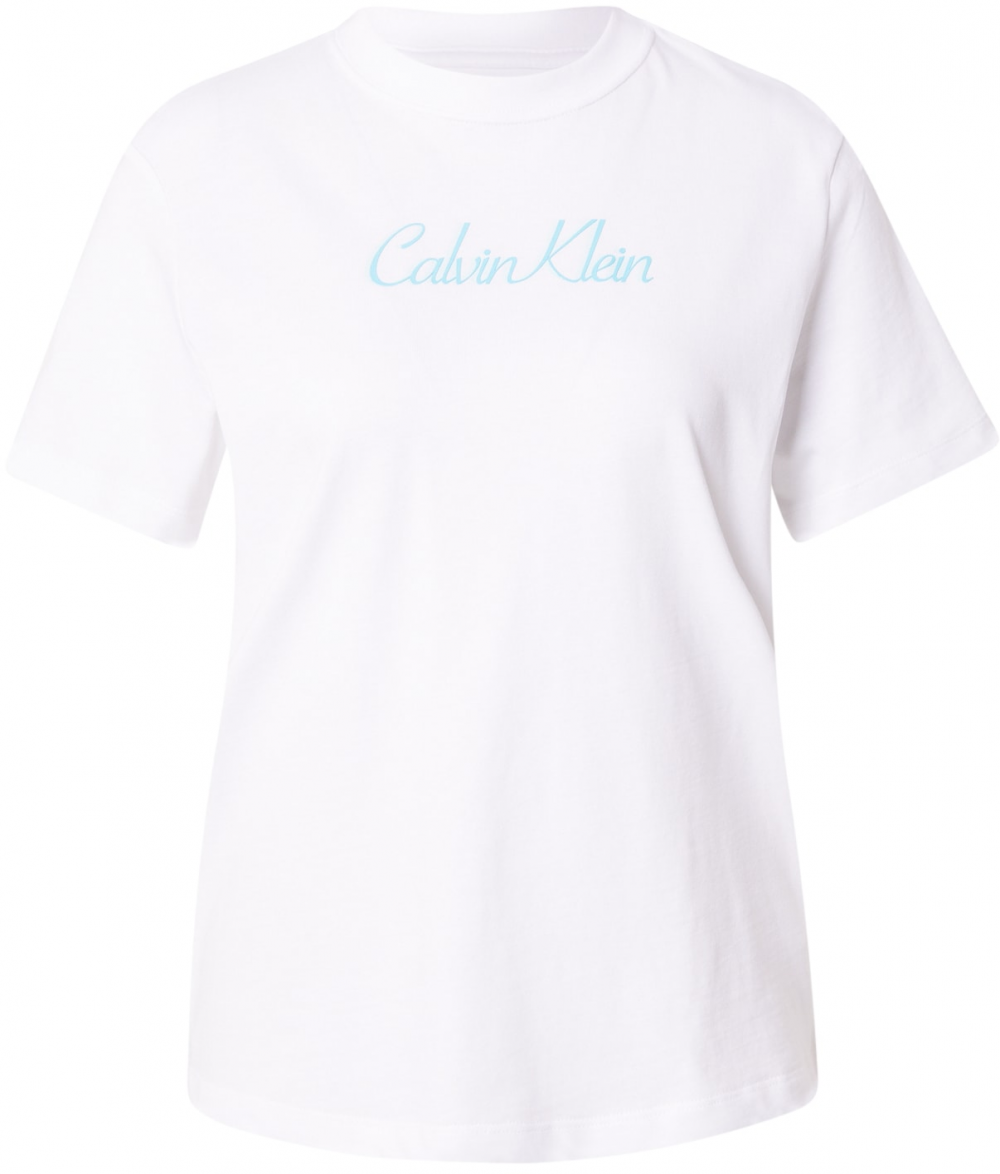 Calvin Klein Jeans Tričko '20s CLASSIC'  svetlomodrá / biela
