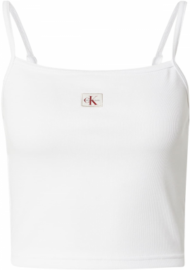 Calvin Klein Jeans Top  červená / biela