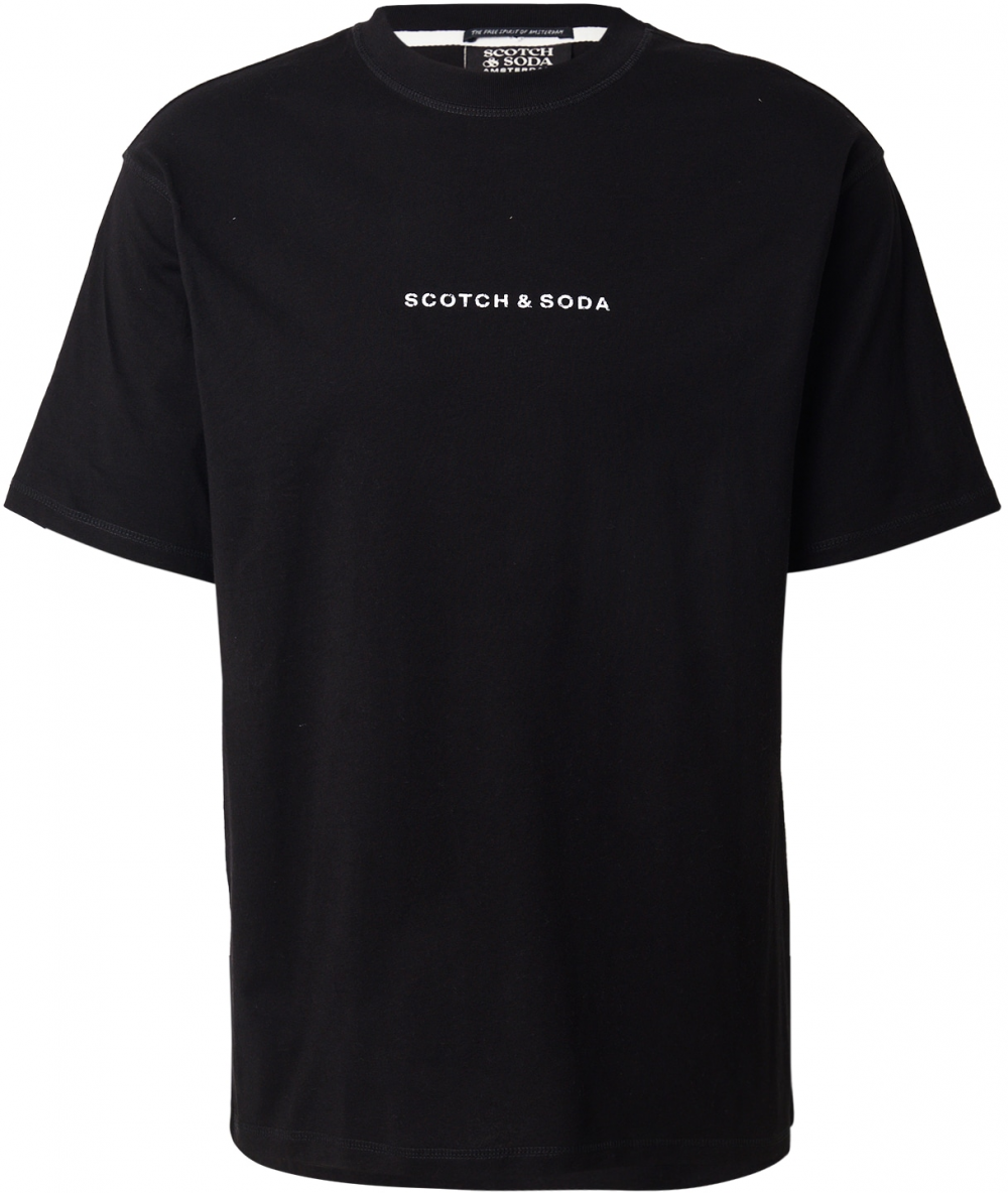 SCOTCH & SODA Tričko  čierna / biela