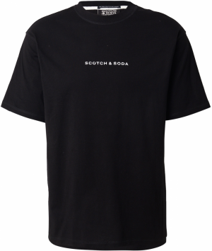 SCOTCH & SODA Tričko  čierna / biela