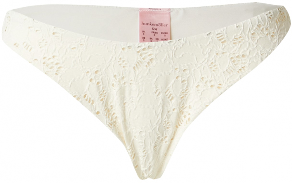 Hunkemöller Bikinové nohavičky  šedobiela