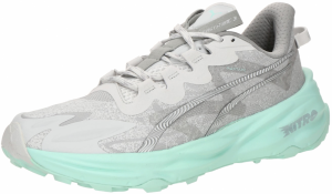 PUMA Bežecká obuv 'Fast-Trac NITRO 3'  sivá / svetlosivá / mätová