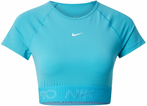 NIKE Funkčné tričko  vodová / modrozelená / biela