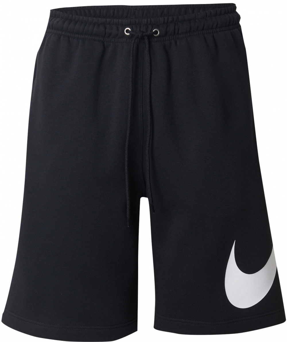 Nike Sportswear Nohavice 'CLUB'  čierna / biela