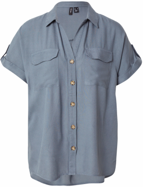 VERO MODA Blúzka 'VMBUMPY'  dymovo modrá
