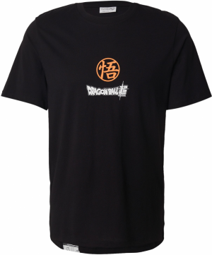 JACK & JONES Tričko 'JORDRAGON'  oranžová / čierna / biela