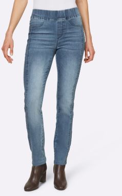 heine Jeggings  modrá denim
