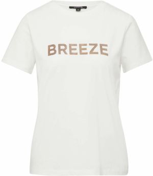 COMMA Tričko  bronzová / biela