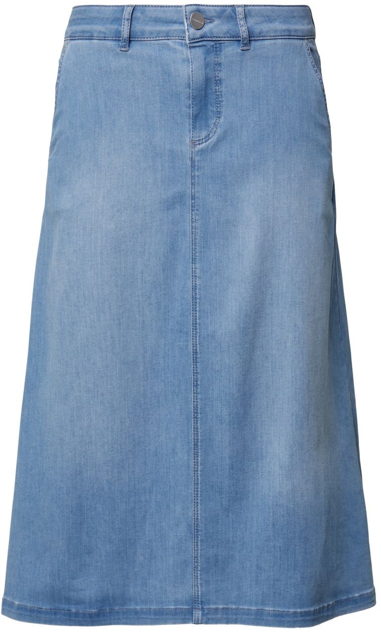 COMMA Sukňa  modrá denim