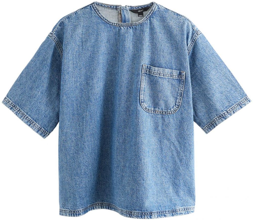 Next Blúzka  modrá denim